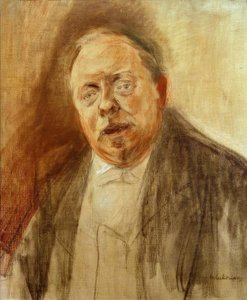Studium portretowe barona Alfreda von Berger autorstwa Max Liebermann