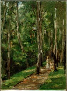 Birkenweg w Wannsee na zachodzie autorstwa Max Liebermann