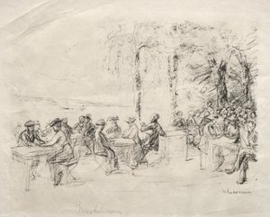 Kawiarnia na Haweli autorstwa Max Liebermann