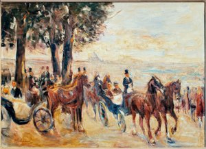 Corso auf dem Monte Pincio autorstwa Max Liebermann