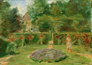 Rondo w ogrodzie żywopłotowym autorstwa Max Liebermann