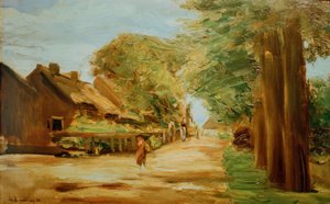 Ulica wiejska w Laren autorstwa Max Liebermann