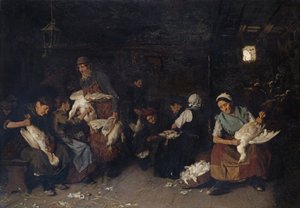 Skubacze gęsi autorstwa Max Liebermann