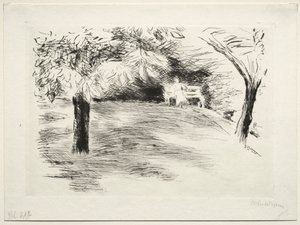 Ogród w Wannsee, Niemcy. autorstwa Max Liebermann