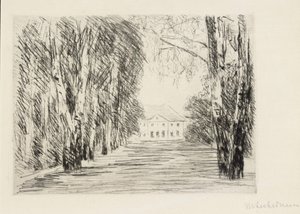 Dom nad jeziorem Wannsee autorstwa Max Liebermann