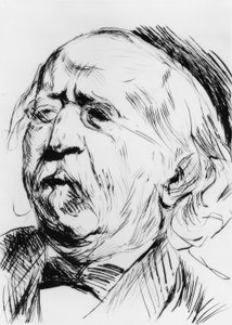 Hermann Cohen / Rad.V. Drogi człowieku autorstwa Max Liebermann
