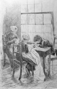 Holenderskie wnętrze autorstwa Max Liebermann