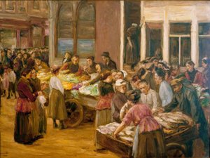 Judengasse w Amsterdamie autorstwa Max Liebermann