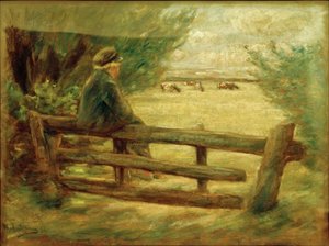 Chłopiec z krowami autorstwa Max Liebermann