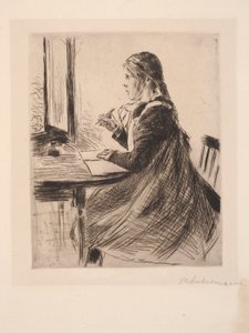 Portret dziecka, portret małej córki tajnego radcy Bodego, Marie autorstwa Max Liebermann