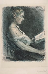 Czytająca dziewczyna (Anna-Christine Mattuschka-Grisebach)