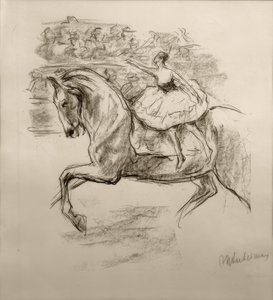 M. Liebermann, jeździec cyrkowy autorstwa Max Liebermann