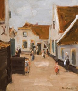 M.Liebermann, Dorfstrasse w Noordwijk autorstwa Max Liebermann