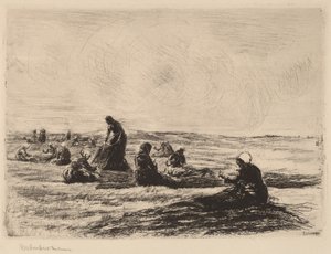Naprawianie sieci autorstwa Max Liebermann