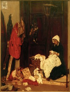 Näherin autorstwa Max Liebermann