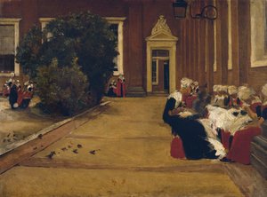 Sieroty w Amsterdamie, 1876 r. autorstwa Max Liebermann