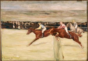 Wyścigi konne w cascines autorstwa Max Liebermann