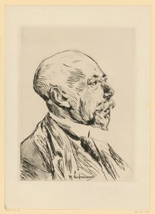 Portret profesora Adolpha Goldschmidta autorstwa Max Liebermann