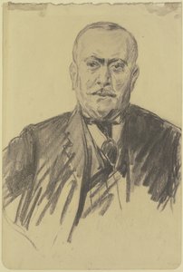 Portret mężczyzny autorstwa Max Liebermann