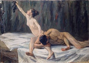 Samson i Dalila autorstwa Max Liebermann