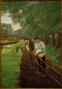 Kolejka Seilerbahn w Edamie autorstwa Max Liebermann