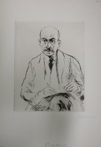 Autoportret w wieku 70 autorstwa Max Liebermann