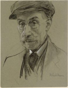 Autoportret w czapce autorstwa Max Liebermann