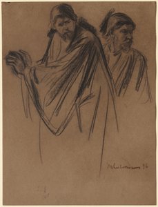 Studia dla św. Pawła w drodze do Damaszku autorstwa Max Liebermann