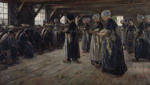 Stodoła na len w Laren autorstwa Max Liebermann