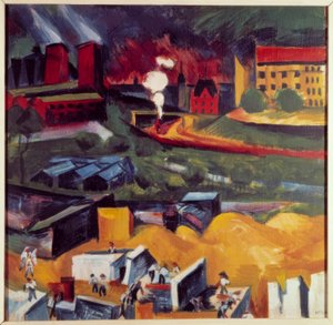 Widok na Schmargendorf autorstwa Max Pechstein