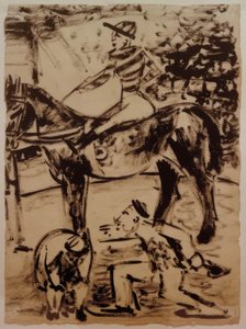 Na arenie autorstwa Max Pechstein