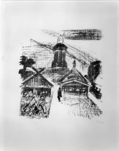 latarnia morska autorstwa Max Pechstein