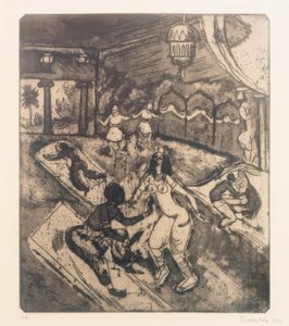 Rosyjski balet I autorstwa Max Pechstein