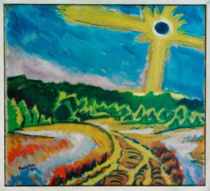 wschód słońca autorstwa Max Pechstein
