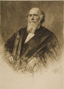 Portret sędziego Stephena Fielda autorstwa Max Rosenthal
