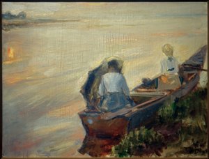 Łodzie na Chiemsee autorstwa Max Slevogt
