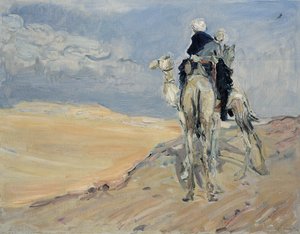 Burza piaskowa na Pustyni Libijskiej, 1914