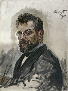 autoportret autorstwa Max Slevogt