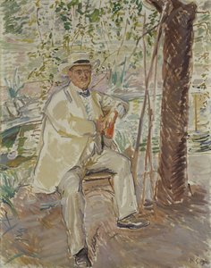 Historyk sztuki, profesor dr Karl Voll (1867-1917) 1911 autorstwa Max Slevogt