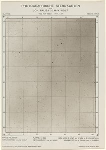 Photographische Sternkarte 2 marca 1906, 2253. Twórcy: Max Wolf, Johann Palisa. autorstwa Max Wolf, Johann Palisa