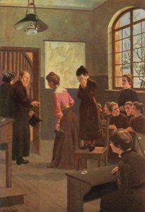 Ilustracja do Jane Eyre autorstwa Charlotte Bronte (kolor lito)