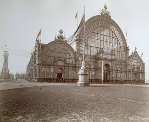Kącik maszynowy, Wystawa Ogólnorosyjska, Niżny Nowogród, Rosja, 1896 r.