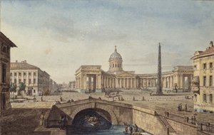 Sobór Kazański w Sankt Petersburgu, 1817 r.