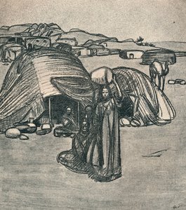 U bram pustyni, ok. 1920, 1923