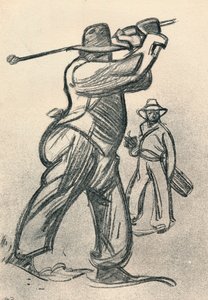 Golfista, c1920, 1923