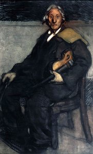 Skrzypek, początek XX wieku. autorstwa Maxime Dethomas