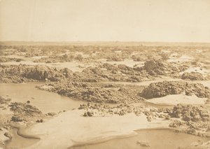 Batu-el-Hadjar. Widok z drugiej katarakty, marzec 1850. autorstwa Maxime Du Camp