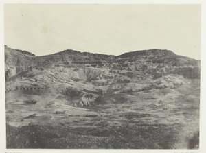 Gourna, Nekropolia Teb; Teby autorstwa Maxime Du Camp