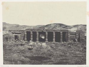 Gourna, Pałac Menefty 1; Teby autorstwa Maxime Du Camp