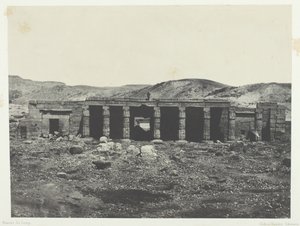Gourna, Pałac Menefty I, Teby, 184951, wydrukowany 1852. autorstwa Maxime Du Camp